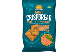 Sweetpotato & Carrot Mini Crispbread 10x120g