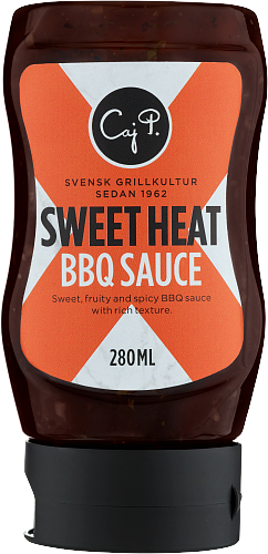Caj P. Sweet Heat BBQ sauce 12x280ml