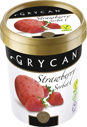 Grycan Strawberry sorbet 6x340g