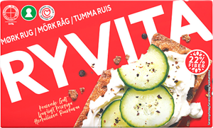 Ryvita Knäckebröd Dark Rye 12x250g