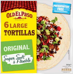 Flour Tortilla 10'' 12x350g
