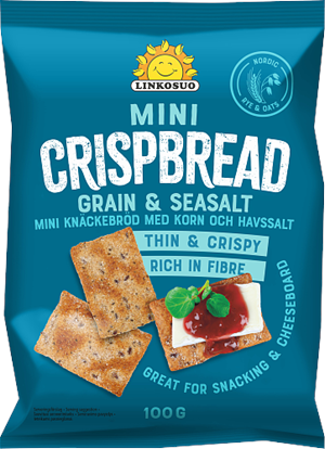 Mini Crispbread Grain & Sea Salt 10x100g