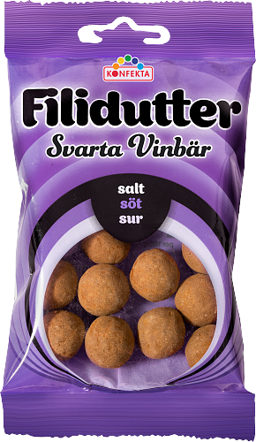 Konfekta Filidutter Svart Vinbär 20x65g