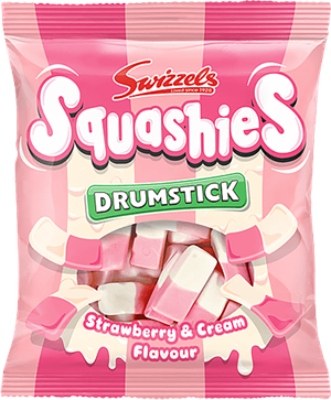 Squashies Strawberry & Cream 12x140g