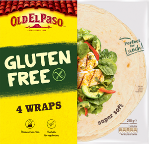 Gluten Free Tortilla XL 13x215g