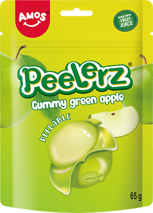 Amos Peelerz Green Apple 12x65g