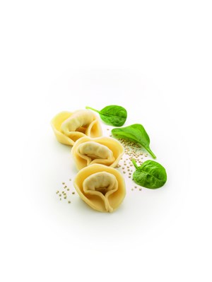 Vegan pasta Tortelloni Quin&Spenat