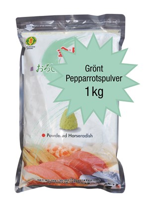 Grönt Pepparrotspulver